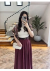 MÜRDÜM ÖN PİLE DETAY ETEK -580653