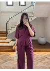 MÜRDÜM SALAŞ PANTOLON BLUZ TAKIM-650008