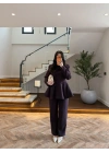 MÜRDÜM VOLAN DETAY CEKETLİ TAKIM - 9224