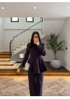 MÜRDÜM VOLAN DETAY CEKETLİ TAKIM - 9224