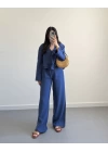 NAİA LACİVERT ÖNÜ BAĞLAMALI TAKIM