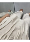 NATURAL BAĞCIK DETAYLI BLUZ TAKIM