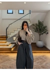 NEON SARI EKOSE KEMERLİ PANTOLON-51478