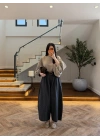 NEON SARI EKOSE KEMERLİ PANTOLON-51478