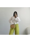 Oliva beyaz tensel bluz