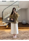 OLİVE DANTELLİ GÖMLEK -5108