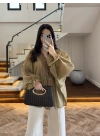 OLİVE DANTELLİ GÖMLEK -5108