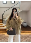 OLİVE DANTELLİ GÖMLEK -5108