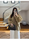 OLİVE DANTELLİ GÖMLEK -5108