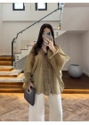 OLİVE DANTELLİ GÖMLEK -5108