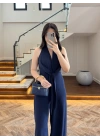 LACİVERT ÖNÜ KUŞAKLI TULUM-3551
