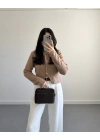 ÖNÜ DÜĞMELİ HIRKA BEJ