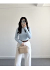 OYSH PARMAK GEÇİRMELİ BODY BEBE MAVİ