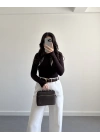 OYSH PARMAK GEÇİRMELİ BODY KAHVE