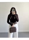 OYSH PARMAK GEÇİRMELİ BODY KAHVE