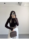 OYSH PARMAK GEÇİRMELİ BODY KAHVE