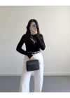 OYSH PARMAK GEÇİRMELİ BODY SİYAH