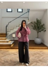 PEMBE BAĞLAMA DETAY GÖMLEK-EU5235