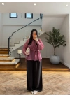 PEMBE BAĞLAMA DETAY GÖMLEK-EU5235