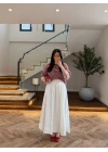 PEMBE-KIRMIZI KISA KOL TRİKO - 5282