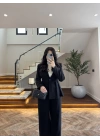PİLELİ BELDEN OTURAN SİYAH TAKIM-8884