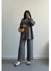 Pinterest Model Kimono Takım Koyu Füme