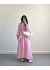 PLN PEMBE PİNTEREST CRUSH ETEK TAKIM