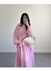 PLN PEMBE PİNTEREST CRUSH ETEK TAKIM