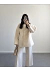 PREMİUM OVERSİZE KAŞE KABAN BEJ