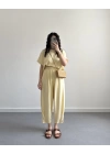REX SARI MODAL KUMAŞ TAKIM ( ÖN SİPARİŞ)