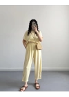 REX SARI MODAL KUMAŞ TAKIM ( ÖN SİPARİŞ)