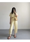 REX SARI MODAL KUMAŞ TAKIM ( ÖN SİPARİŞ)