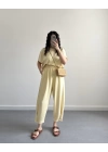 REX SARI MODAL KUMAŞ TAKIM ( ÖN SİPARİŞ)