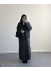 SAÇAKLI HIRKA ELBİSE ANTRASİT