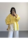 SARI DÜŞÜK OMUZLU GÖMLEK