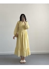 SARI MIDI BOY FİSTO ELBİSE