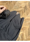 SİYAH BEL BÜZGÜLÜ CEPLİ ELBİSE-30731
