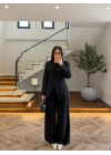 SİYAH CEP DETAY BLAZER TAKIM - 9116