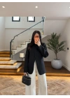 SİYAH DİK YAKALI CEKET -26K1105