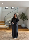 SİYAH GARNİLİ BOMBER PANTOLON TAKIM-51458