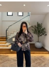 SİYAH KALIN KORSELİ BLUZ-5158
