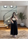 SİYAH ÖN PİLE DETAY ETEK -580653