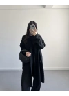 SİYAH UZUN CEPLİ HIRKA