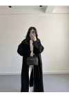 SİYAH UZUN TRİKO HIRKA