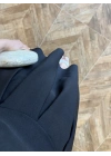 SİYAH YAKA TAŞ DETAY ELBİSE-4103