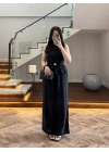 SİYAH YELEK PANTOLON TAKIM-581168