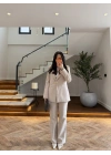 TAŞ GOLD AKSESUARLI BLAZER CEKET-7796