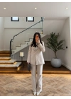 TAŞ GOLD AKSESUARLI BLAZER CEKET-7796