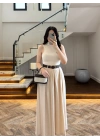 TAŞ KEMERLİ ETEKLİ PANTOLON-51354
