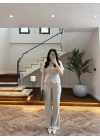 TAŞ KEMERLİ İSPANYOL PAÇA PANTOLON TAKIM -9214